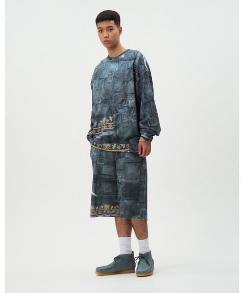 DISCOVERED（ディスカバード）の「CRUST TROMPELOEIL SHORTS（スウェットパンツ・メンズ・ブラック・SMALL/LARGE）」の7枚目の写真