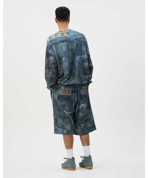 DISCOVERED（ディスカバード）の「CRUST TROMPELOEIL SHORTS（スウェットパンツ・メンズ・ブラック・SMALL/LARGE）」の8枚目の写真
