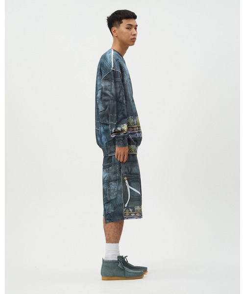 DISCOVERED（ディスカバード）の「CRUST TROMPELOEIL SHORTS（スウェットパンツ・メンズ・ブラック・SMALL/LARGE）」の9枚目の写真