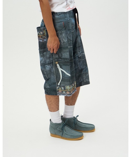 DISCOVERED（ディスカバード）の「CRUST TROMPELOEIL SHORTS（スウェットパンツ・メンズ・ブラック・SMALL/LARGE）」の3枚目の写真