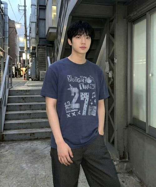 MOZMOZ(モズモズ)の「トゥエンティセブン ピグメント クロップ 半袖Tシャツ ブラック(Tシャツ/カットソー・レディース・その他・1/2/3)」の7枚目の写真