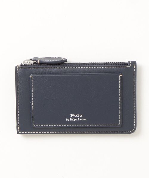 Polo ベア レザー ジップ カード ケース（カードケース）｜POLO RALPH