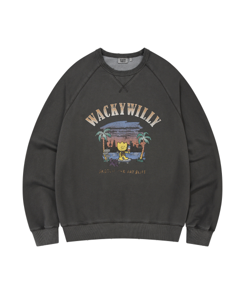 Wacky WiLLy(ワッキーウィリー)の「ウォッシングワンポイントスウェットチャコール(スウェット・レディース・その他・MEDIUM/LARGE/X-LARGE/SMALL)」の1枚目の写真