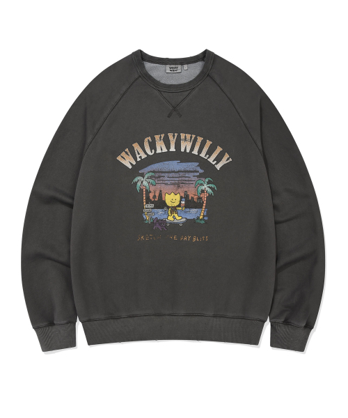 Wacky WiLLy(ワッキーウィリー)の「ウォッシングワンポイントスウェットチャコール(スウェット・レディース・その他・MEDIUM/LARGE/X-LARGE/SMALL)」の2枚目の写真