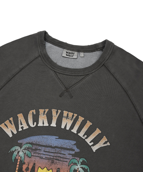 Wacky WiLLy(ワッキーウィリー)の「ウォッシングワンポイントスウェットチャコール(スウェット・レディース・その他・MEDIUM/LARGE/X-LARGE/SMALL)」の4枚目の写真