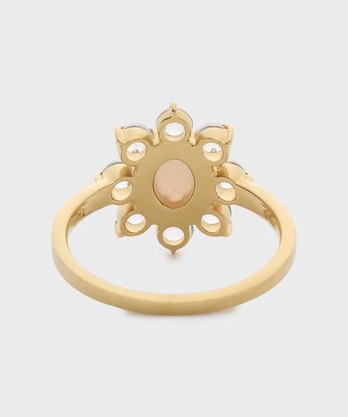 NOJESS（ノジェス）の「ゴールドサンストーン／クォーツリング（リング・レディース・オレンジ系その他・#13/#11）」の3枚目の写真