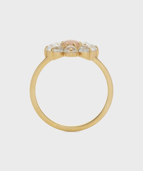 NOJESS（ノジェス）の「ゴールドサンストーン／クォーツリング（リング・レディース・オレンジ系その他・#13/#11）」の2枚目の写真