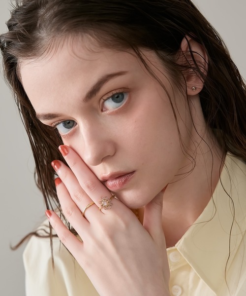 NOJESS（ノジェス）の「ゴールドサンストーン／クォーツリング（リング・レディース・オレンジ系その他・#13/#11）」の8枚目の写真