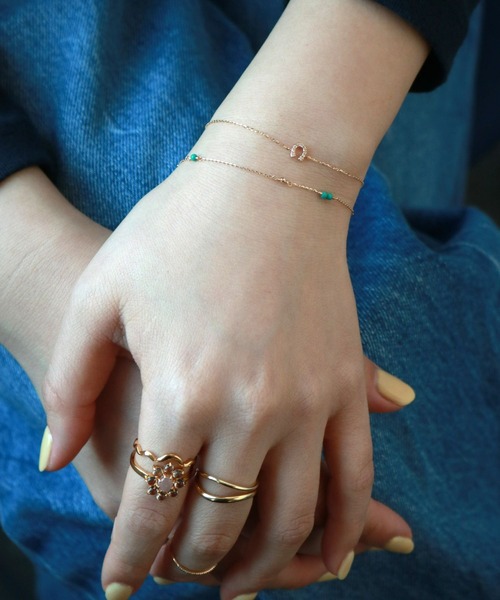 NOJESS（ノジェス）の「ゴールドサンストーン／クォーツリング（リング・レディース・オレンジ系その他・#13/#11）」の5枚目の写真