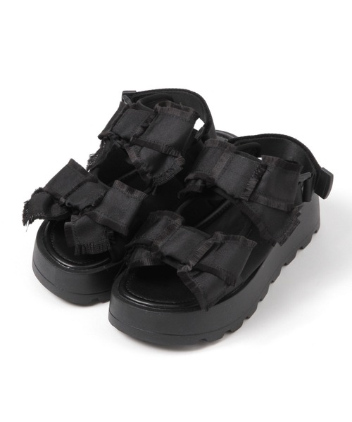 3.3 Field Trip （3.3フィールドトリップ）の「3.3 Field Trip／リボンダメージサンダル（サンダル・レディース・ブラック/ブルー・SMALL/MEDIUM/LARGE）」の6枚目の写真