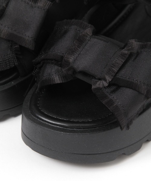 3.3 Field Trip （3.3フィールドトリップ）の「3.3 Field Trip／リボンダメージサンダル（サンダル・レディース・ブラック/ブルー・SMALL/MEDIUM/LARGE）」の11枚目の写真