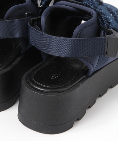 3.3 Field Trip （3.3フィールドトリップ）の「3.3 Field Trip／リボンダメージサンダル（サンダル・レディース・ブラック/ブルー・SMALL/MEDIUM/LARGE）」の18枚目の写真