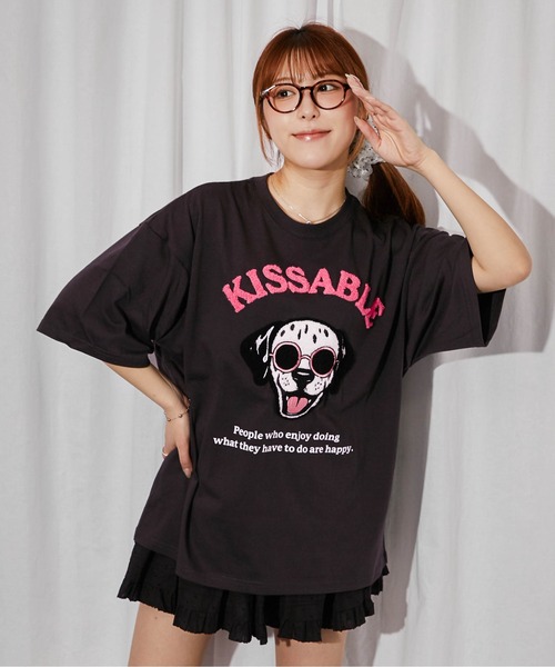 セール】《ドッグキャラクター×サガラロゴ》Tシャツ／ストリート／春夏