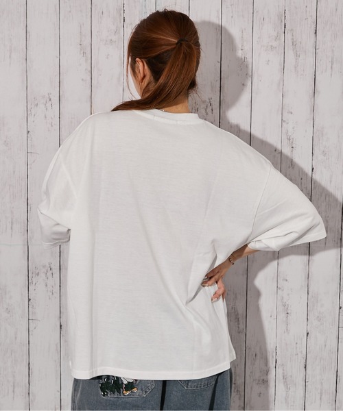 GORGE（ゴージ）の「《ドッグキャラクター×サガラロゴ》Tシャツ／ストリート／春夏秋／全4色（Tシャツ/カットソー・レディース・オートミール/オフホワイト・F）」の18枚目の写真