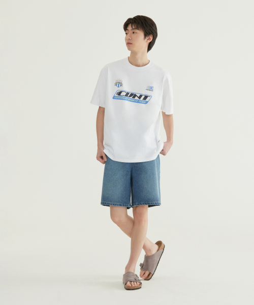 COVERNAT（カバーナット）の「クールコットンフットボールグラフィックTシャツチャコール（Tシャツ/カットソー・レディース・その他・SMALL/MEDIUM/LARGE/X-LARGE/XX-LARGE）」の9枚目の写真