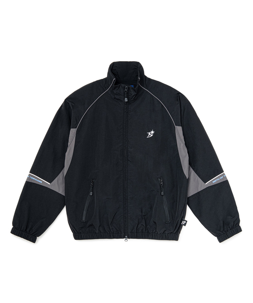 BOTT（ボット）の「BoTT / ボット Raglan Track Jacket（ブルゾン・メンズ・チャコールグレー/ブラック・X-LARGE/LARGE）」の2枚目の写真