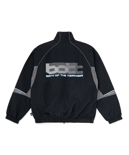 BOTT（ボット）の「BoTT / ボット Raglan Track Jacket（ブルゾン・メンズ・チャコールグレー/ブラック・X-LARGE/LARGE）」の3枚目の写真