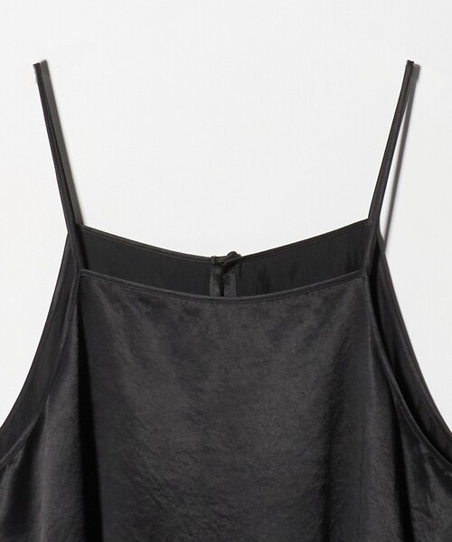 6（ロク）の「＜6(ROKU)＞コンビネーション キャミワンピース（ワンピース・レディース・ブラック・38/36）」の7枚目の写真
