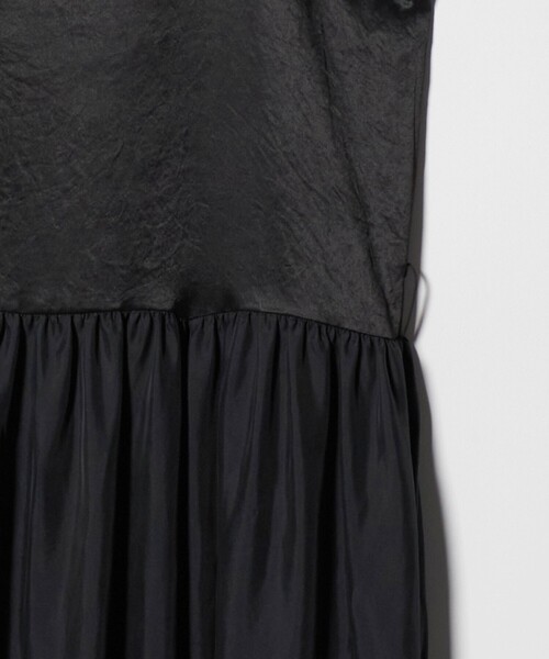 6（ロク）の「＜6(ROKU)＞コンビネーション キャミワンピース（ワンピース・レディース・ブラック・38/36）」の12枚目の写真