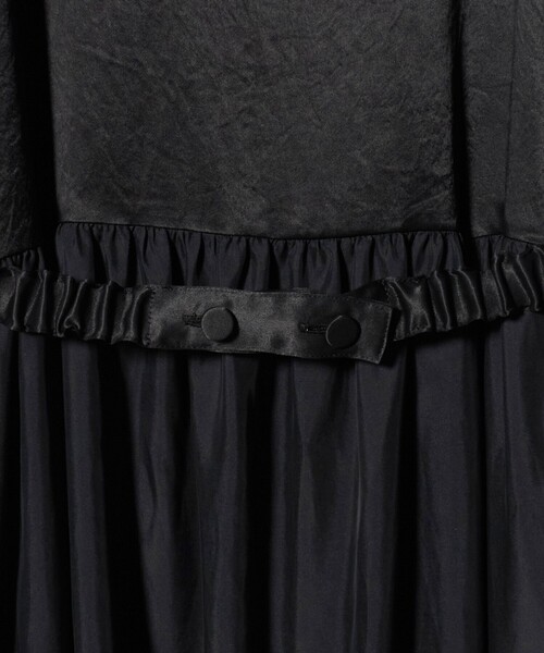 6（ロク）の「＜6(ROKU)＞コンビネーション キャミワンピース（ワンピース・レディース・ブラック・38/36）」の13枚目の写真