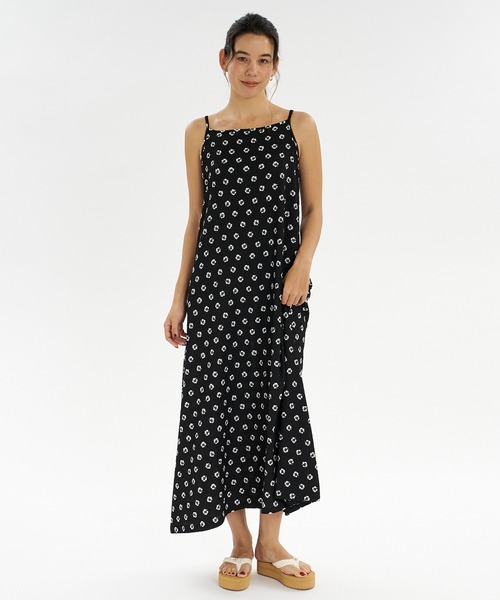 ROXY(ロキシー)の「【ムラサキスポーツ限定】ROXY/ロキシー ワンピース HIBISCUS TIDE DRESS RLY262629M UT(ワンピース・レディース・ブラック/ピンク・L/M)」の3枚目の写真