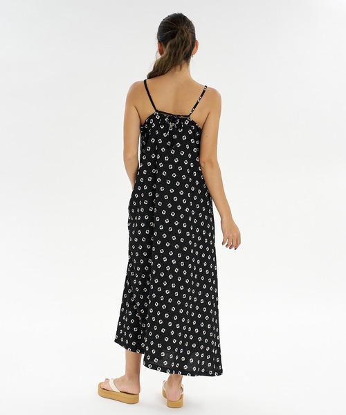 ROXY(ロキシー)の「【ムラサキスポーツ限定】ROXY/ロキシー ワンピース HIBISCUS TIDE DRESS RLY262629M UT(ワンピース・レディース・ブラック/ピンク・L/M)」の4枚目の写真