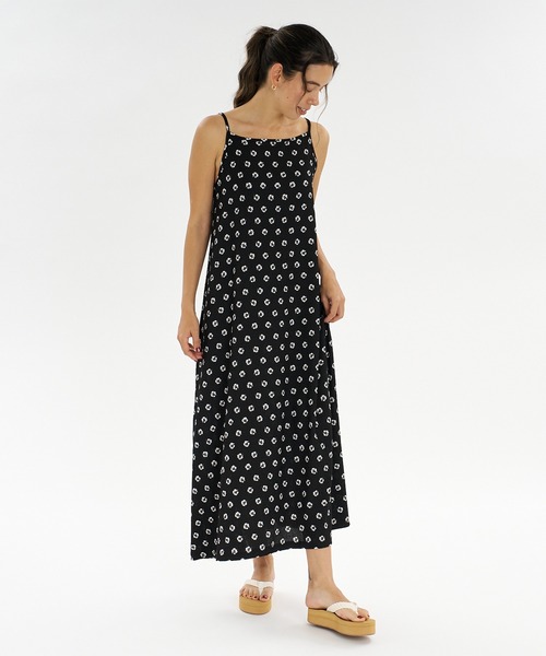 ROXY(ロキシー)の「【ムラサキスポーツ限定】ROXY/ロキシー ワンピース HIBISCUS TIDE DRESS RLY262629M UT(ワンピース・レディース・ブラック/ピンク・L/M)」の5枚目の写真