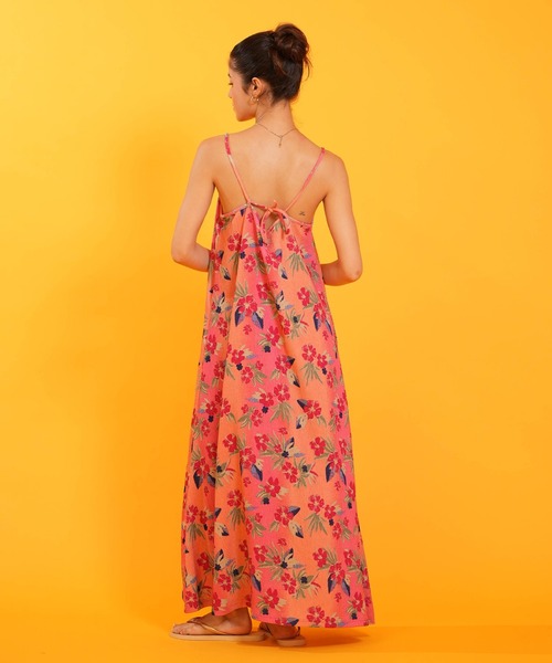 ROXY(ロキシー)の「【ムラサキスポーツ限定】ROXY/ロキシー ワンピース HIBISCUS TIDE DRESS RLY262629M UT(ワンピース・レディース・ブラック/ピンク・L/M)」の11枚目の写真