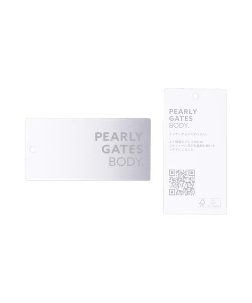 PEARLY GATES(パーリーゲイツ)の「【PG BODY】N/パワーネット×Peベア天竺長袖Uネックカットソー(Tシャツ/カットソー・メンズ・ホワイト/ネイビー・MEDIUM/LARGE/X-LARGE)」の8枚目の写真