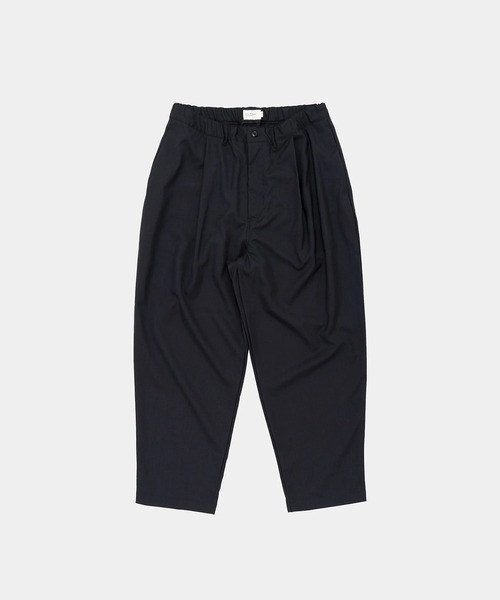 STILL BY HAND（スティルバイハンド）の「【STILL BY HAND】Summer wool wide pants（スラックス・メンズ・ブラック/チャコールグレー/グレー・46/48）」の2枚目の写真