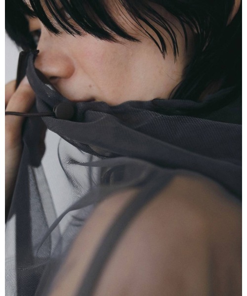 anuke（アンヌーク）の「anuke Tulle Zip Blouzon（ブルゾン・レディース・グレー/ベージュ・FREE）」の13枚目の写真