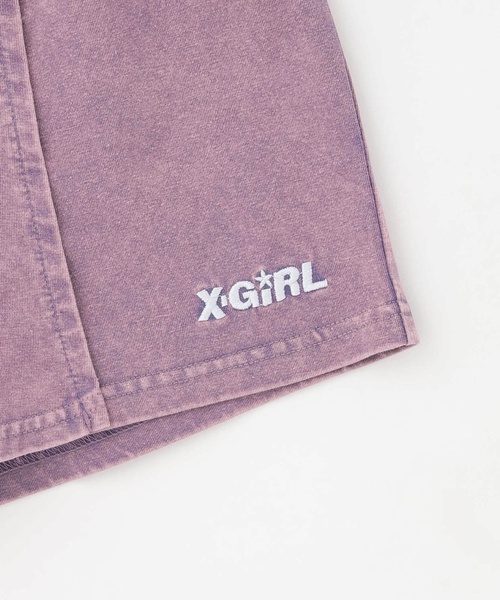 X-girl Stages(エックスガールステージス)の「ピグメント加工Tシャツ+プリーツスカートセット(セットアップ・キッズ・ラベンダー/ライトブルー・90cm/140cm/130cm/120cm/110cm/100cm)」の9枚目の写真