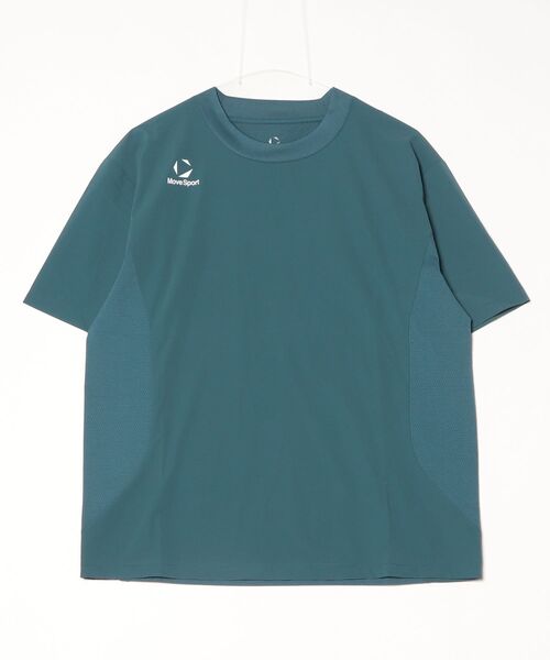 MoveSport(ムーブスポーツ)の「【別注】ムーブスポーツ クロス半袖ピステ 限定コラボ(Tシャツ/カットソー・メンズ・ダークブルー/カーキ/チャコールグレー・M/L/LL/3L)」の5枚目の写真