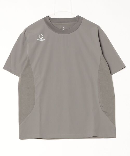 MoveSport(ムーブスポーツ)の「【別注】ムーブスポーツ クロス半袖ピステ 限定コラボ(Tシャツ/カットソー・メンズ・ダークブルー/カーキ/チャコールグレー・M/L/LL/3L)」の7枚目の写真