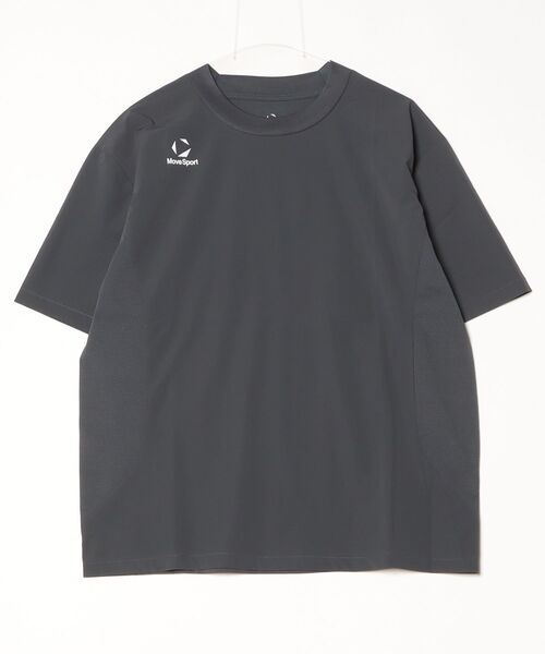 MoveSport(ムーブスポーツ)の「【別注】ムーブスポーツ クロス半袖ピステ 限定コラボ(Tシャツ/カットソー・メンズ・ダークブルー/カーキ/チャコールグレー・M/L/LL/3L)」の6枚目の写真