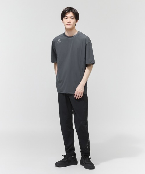 MoveSport(ムーブスポーツ)の「【別注】ムーブスポーツ クロス半袖ピステ 限定コラボ(Tシャツ/カットソー・メンズ・ダークブルー/カーキ/チャコールグレー・M/L/LL/3L)」の14枚目の写真