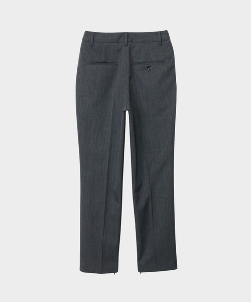 CINOH(チノ)の「BLACK FORMAL GRAY INSIDE ZIP PANTS(スラックス・レディース・グレー・36)」の2枚目の写真