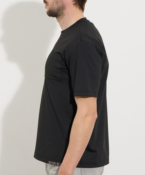 HIDEAWAYS NICOLE（ハイダウェイニコル）の「メタルジェルプリントポケット付き半袖Tシャツ（Tシャツ/カットソー・メンズ・ネイビー/オフホワイト/シルバーグレー/ブラック・X-LARGE/LARGE/MEDIUM）」の20枚目の写真