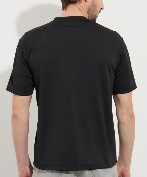 HIDEAWAYS NICOLE（ハイダウェイニコル）の「メタルジェルプリントポケット付き半袖Tシャツ（Tシャツ/カットソー・メンズ・ネイビー/オフホワイト/シルバーグレー/ブラック・X-LARGE/LARGE/MEDIUM）」の5枚目の写真