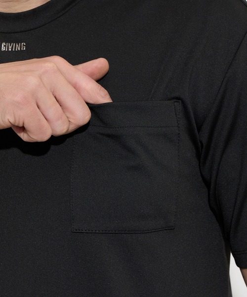 HIDEAWAYS NICOLE（ハイダウェイニコル）の「メタルジェルプリントポケット付き半袖Tシャツ（Tシャツ/カットソー・メンズ・ネイビー/オフホワイト/シルバーグレー/ブラック・X-LARGE/LARGE/MEDIUM）」の8枚目の写真