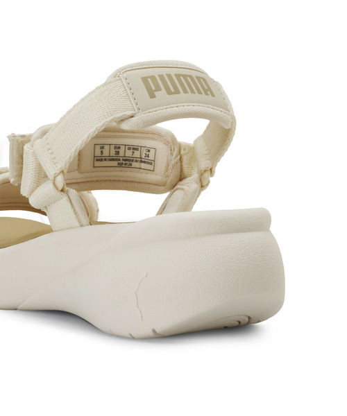 PUMA（プーマ）の「PUMA プーマ ウィメンズ スポーティ ボラ サンダル（サンダル・レディース・ホワイト/ブラック・24.0cm/23.0cm/26.0cm/25.0cm/22.0cm）」の5枚目の写真