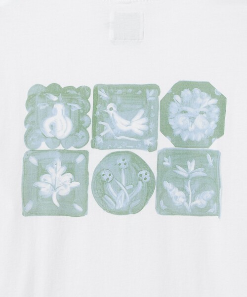 DRAKE'S(ドレイクス)の「<Drake's>タイル バックプリント Tシャツ(Tシャツ/カットソー・メンズ・ナチュラル・L/M/XL)」の5枚目の写真