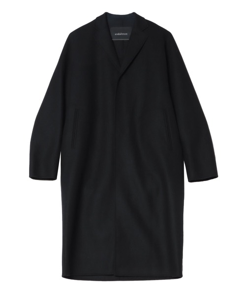 DRESSLAVE(ドレスレイブ)の「endalence / melton deformation sleeve coat(メルトン変形スリーブコート)(その他アウター・レディース・ホワイト/ブラック・38)」の2枚目の写真