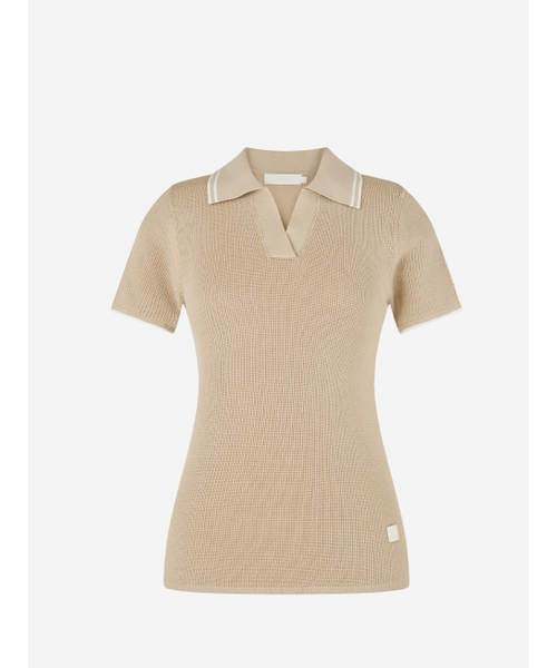 LORDLOAR(ロードロアル)の「スカシ配色カラー ニット BEIGE(ニット/セーター・レディース・その他・SMALL/MEDIUM/LARGE)」の4枚目の写真
