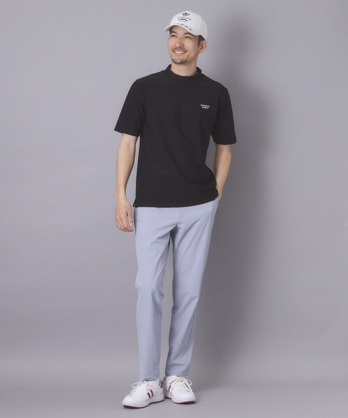adabat(アダバット)の「【ADABAT NAVY】吸水速乾/UVカット/接触冷感 AIR TOOL半袖モックT(Tシャツ/カットソー・メンズ・ブラック・46/48/50)」の10枚目の写真