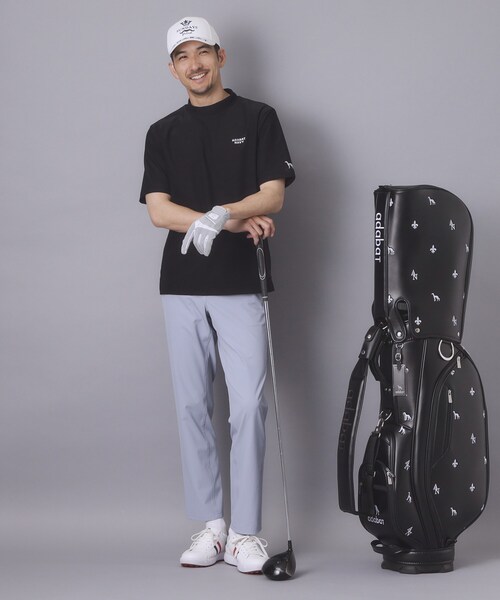 adabat(アダバット)の「【ADABAT NAVY】吸水速乾/UVカット/接触冷感 AIR TOOL半袖モックT(Tシャツ/カットソー・メンズ・ブラック・46/48/50)」の9枚目の写真