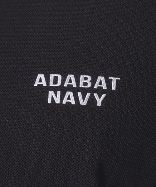 adabat(アダバット)の「【ADABAT NAVY】吸水速乾/UVカット/接触冷感 AIR TOOL半袖モックT(Tシャツ/カットソー・メンズ・ブラック・46/48/50)」の8枚目の写真