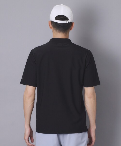 adabat(アダバット)の「【ADABAT NAVY】吸水速乾/UVカット/接触冷感 AIR TOOL半袖モックT(Tシャツ/カットソー・メンズ・ブラック・46/48/50)」の5枚目の写真