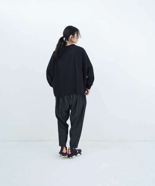 BEDSIDEDRAMA(ベットサイドドラマ)の「BEDSIDEDRAMA/ベッドサイドドラマ/Dream Relaxin Denim Pants(デニムパンツ・レディース・ブラック/インディゴブルー・2/1)」の5枚目の写真