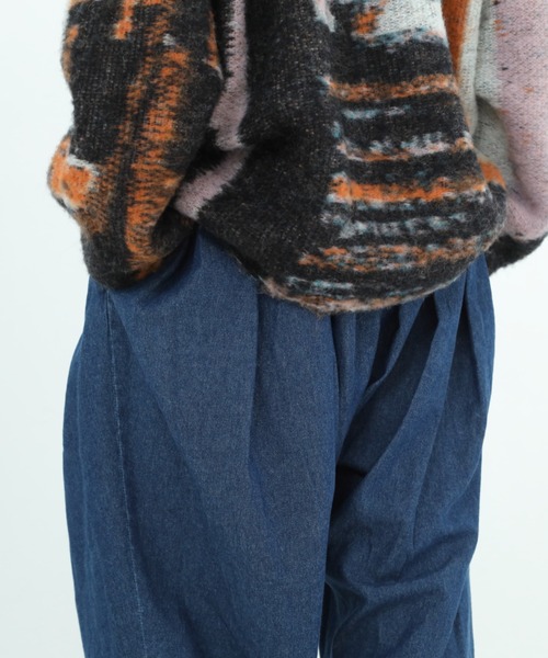 BEDSIDEDRAMA(ベットサイドドラマ)の「BEDSIDEDRAMA/ベッドサイドドラマ/Dream Relaxin Denim Pants(デニムパンツ・レディース・ブラック/インディゴブルー・2/1)」の17枚目の写真